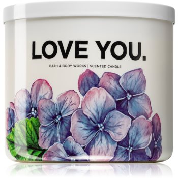 Bath & body works fresh cut lilacs lumânare parfumată (love you)