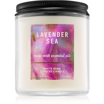 Bath & body works lavender sea lumânare parfumată