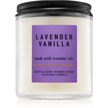 Bath & body works lavender vanilla lumânare parfumată