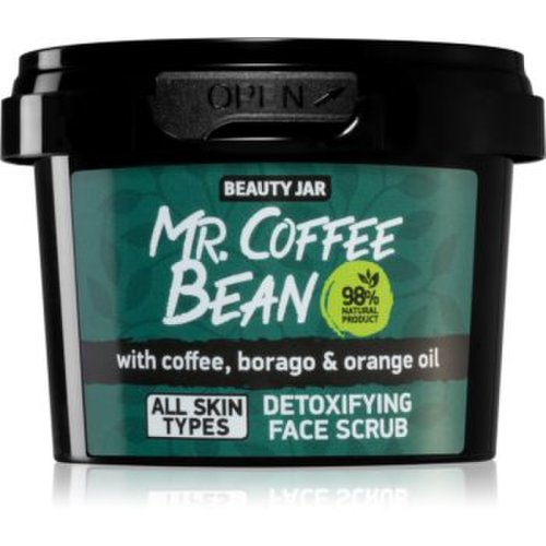 Beauty jar mr. coffee bean demachiant cu efect de peenling