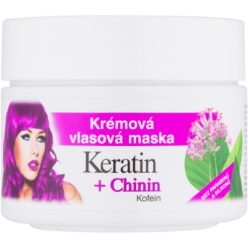 Bione cosmetics keratin + chinin masca sub forma de crema pentru păr