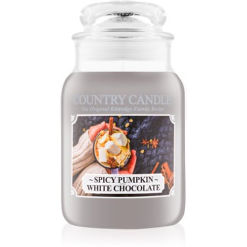 Country candle spicy pumpkin white chocolate 