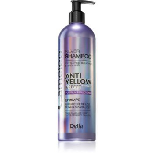 Delia cosmetics cameleo anti-yellow effect șampon pentru neutralizarea tonurilor de galben pentru părul blond şi gri