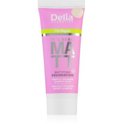 Delia cosmetics it's real matt machiaj cu efect matifiant