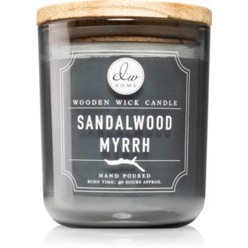 Dw home sandalwood myrrh lumânare parfumată cu fitil din lemn