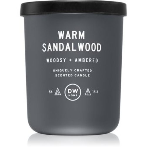 Dw home warm sandalwood lumânare parfumată cu fitil din lemn