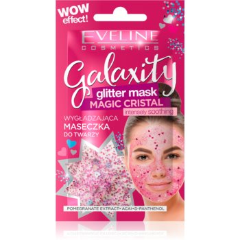 Eveline cosmetics galaxity glitter mask masca gel cu particule stralucitoare