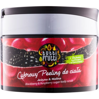 Farmona tutti frutti blackberry & raspberry exfoliant de corp cu zahăr