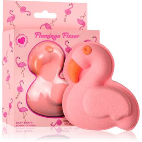 I heart revolution bath fizzer flamingo bombă de baie