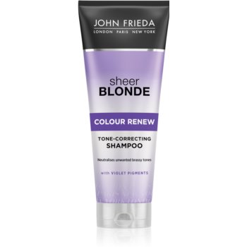 John frieda sheer blonde colour renew șampon nuanțator pentru par blond