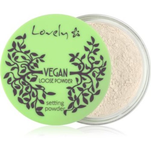 Lovely vegan loose powder pudră transparentă