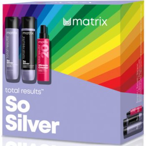 Matrix total results so silver set cadou (neutralizeaza tonurile de galben)