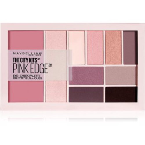 Maybelline the city kits™ pink edge paleta pentru fata multifunctionala pentru față și ochi