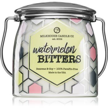 Milkhouse candle co. creamery watermelon bitters lumânare parfumată butter jar