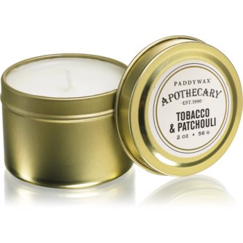 Paddywax apothecary tobacco & patchouli lumânare parfumată în placă