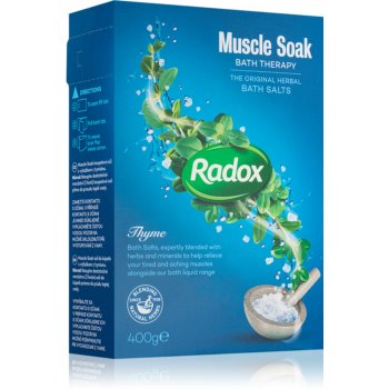 Radox muscle soak sare de baie pentru relaxarea muschiilor