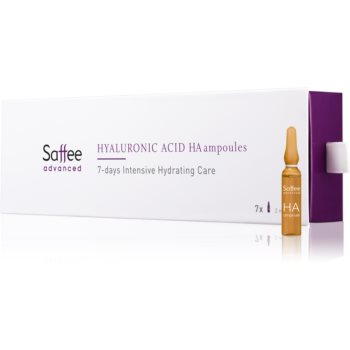 Saffee advanced hyaluronic acid ampoules 7 zile de tratament intens cu acid hialuronic