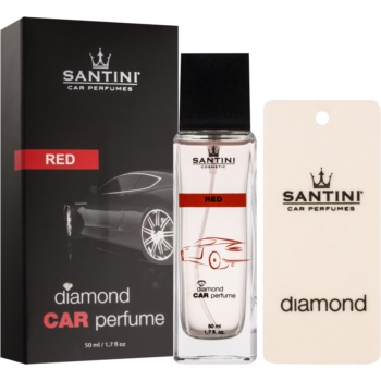 Santini cosmetic diamond red parfum pentru masina