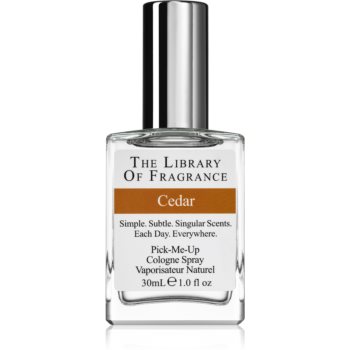 The library of fragrance cedar eau de cologne pentru bărbați