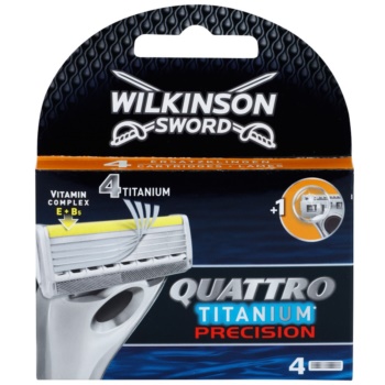 Wilkinson sword quattro titanium precision rezerva lama 4 pc