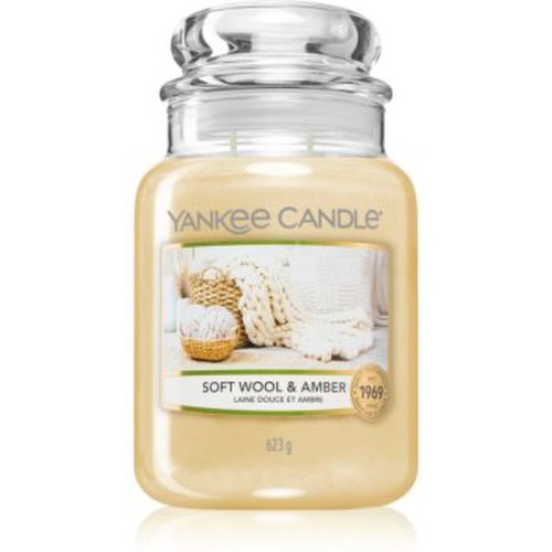 Yankee candle soft wool & amber lumânare parfumată