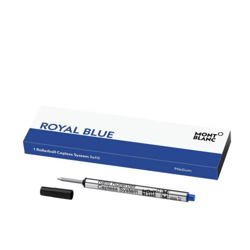 1 rollerball capless system refill (m) royal blue