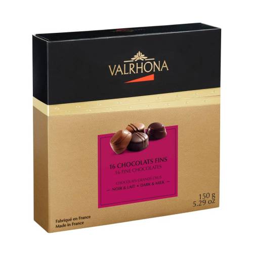 16 fine assorted chocolates gift box 150gr