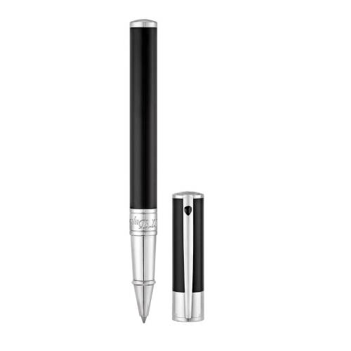 262200 chrome finish black rollerball pen