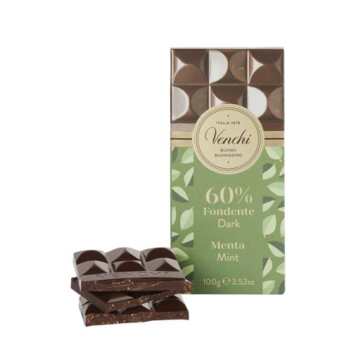 60% dark & mint chocolate 100 gr
