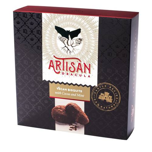 Artisan bisquits cocoa and mint 180 grame