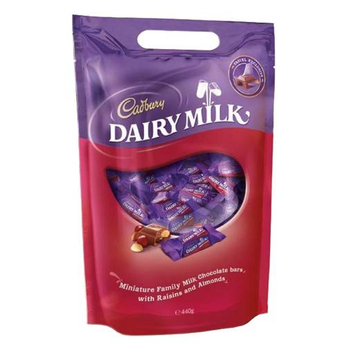 Dairy milk raisins and almonds 440 g