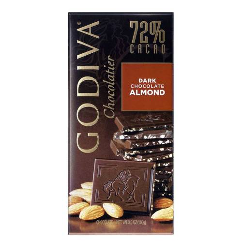 Godiva Dark chocolate almonds 100 g