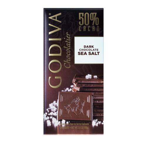 Dark chocolate bar with sea salt 100gr