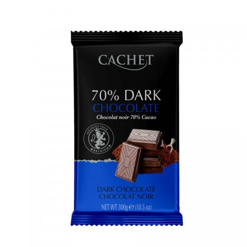 Extra dark chocolate 70% 300 gr
