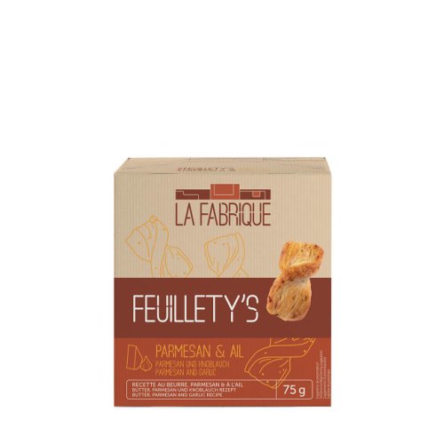 Feuillety’s parmesan & garlic 75 gr