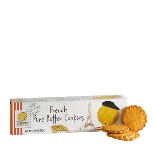 French butter cookies (22% butter) 125gr