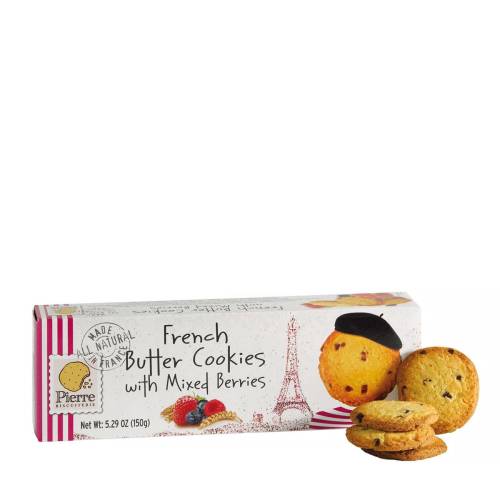 French butter cookies mixed berries 150gr