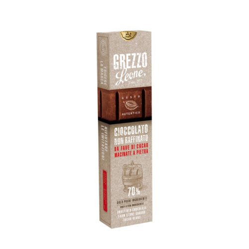 Grezzo leone unrefined chocolate 75 gr