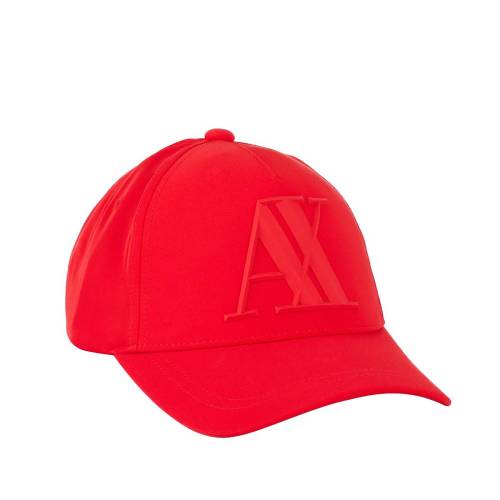 Hat with embossed logo