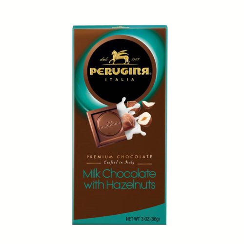 Milk chocolate tablet with hazelnuts