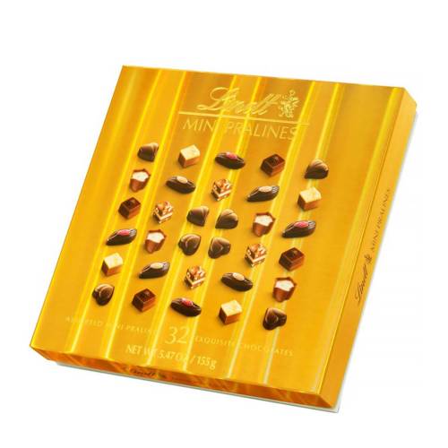 Mini pralines box gold 155gr