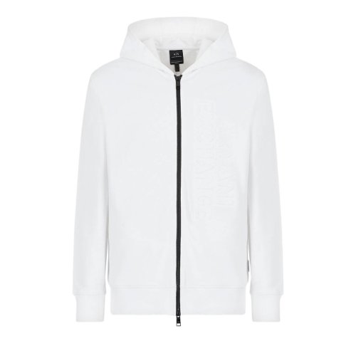 Organic cotton zip up hooded sweatshirt xl