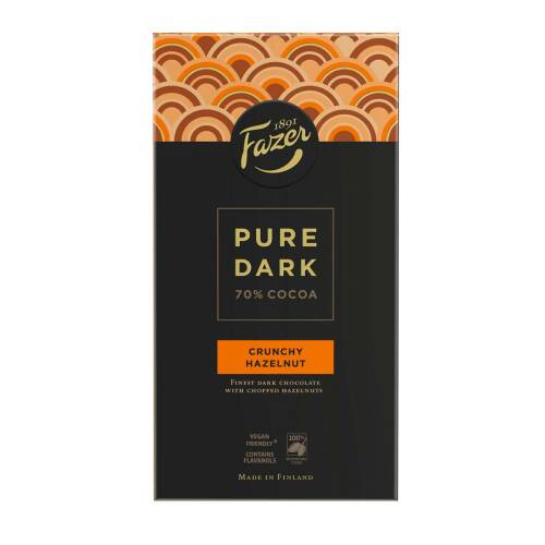 Pure dark crunchy hazelnut 95gr