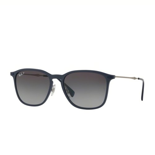 Ray ban 0rb83536353t356 sunglasses with a frame made of plastic in blue and lenses made of policarbo