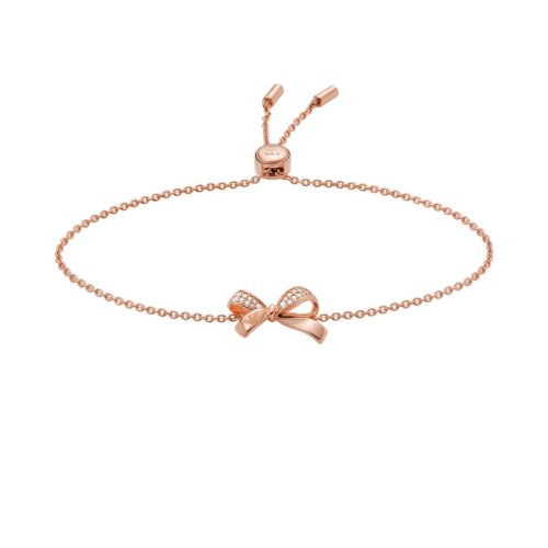 Rose gold-tone sterling silver chain bracelet eg3544221