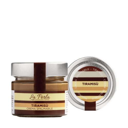 Tiramisu spreadable cream with piedmont hazelnuts 150 gr