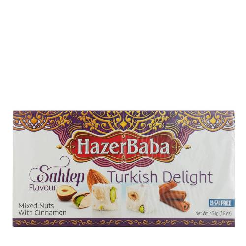 Turkish delight- sahlep mixed nuts with cinnamon 454gr