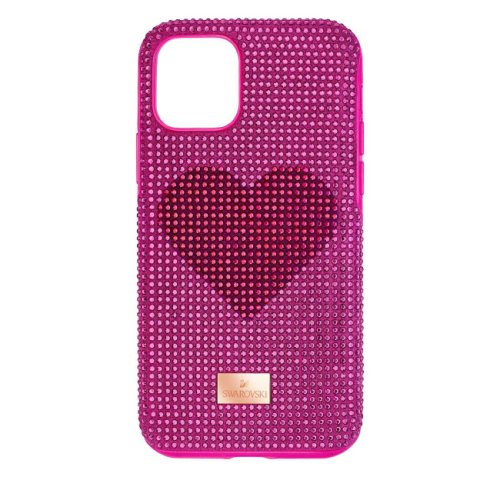 V crystalgram heart smartphone case with bumper - iphone 11 pro