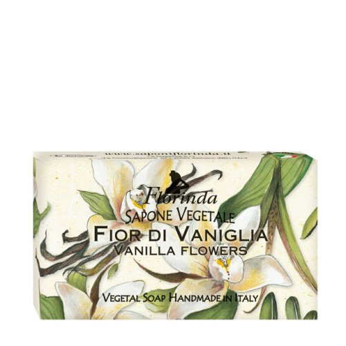 Vegetal soap handmade with vanilla flowers 100gr