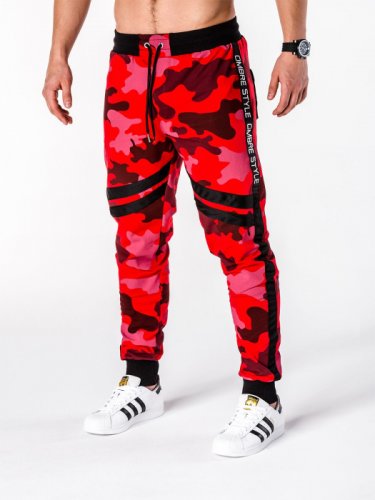 To adapt Conjugate Miner Ombre - Pantaloni pentru barbati camuflaj rosu stil militar army slim cu  banda siret si buzunare p665 — Euforia-Mall.ro